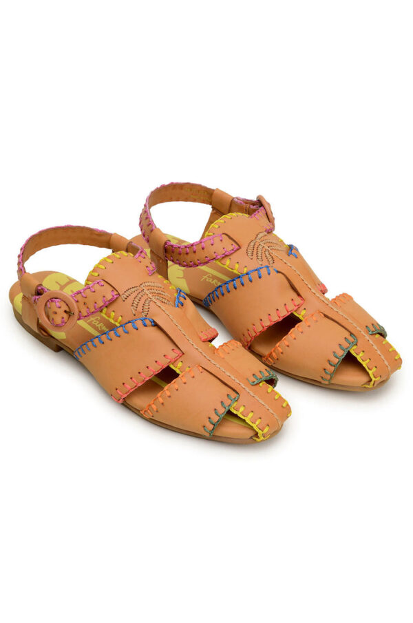 Caramel Palm Tree Sandal - Image 3