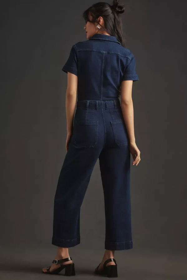 The Colette Weekend Denim Jumpsuit by Maeve - Image 3